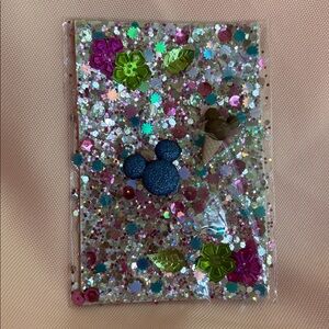 Glittery Disney Pocket Bougie Card Take It Every Where With You